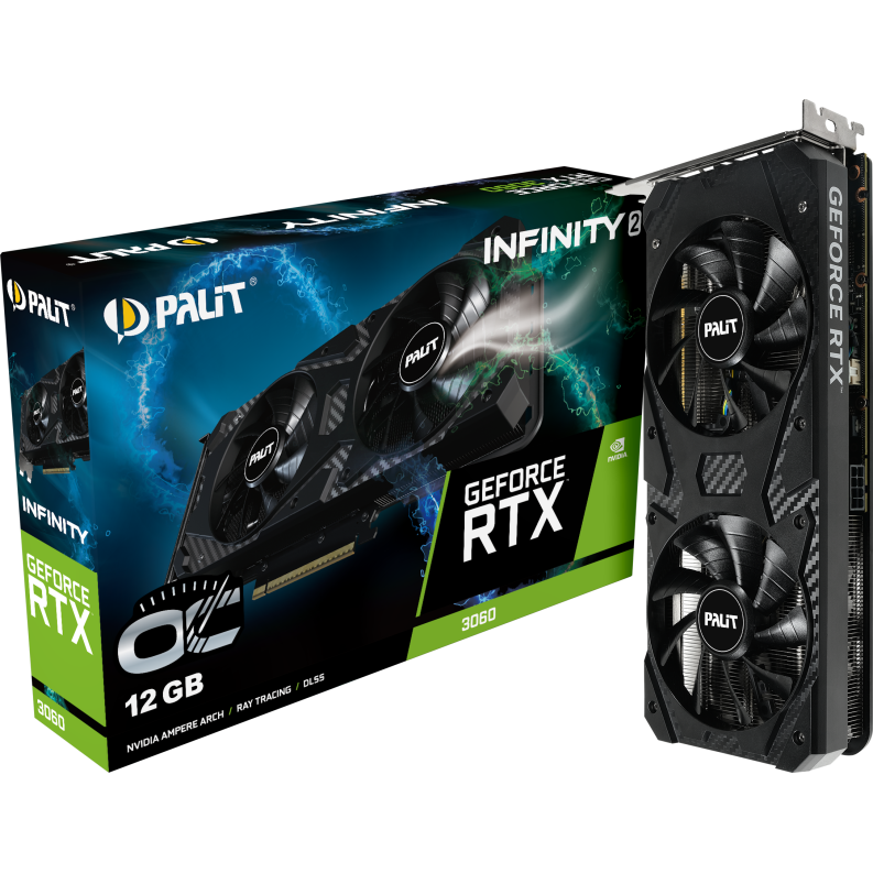 Carte graphique NVIDIA GeForce RTX 3060 Palit Infinity 2 OC 12GB (NE63060U19K9-PG190L) - photo 8