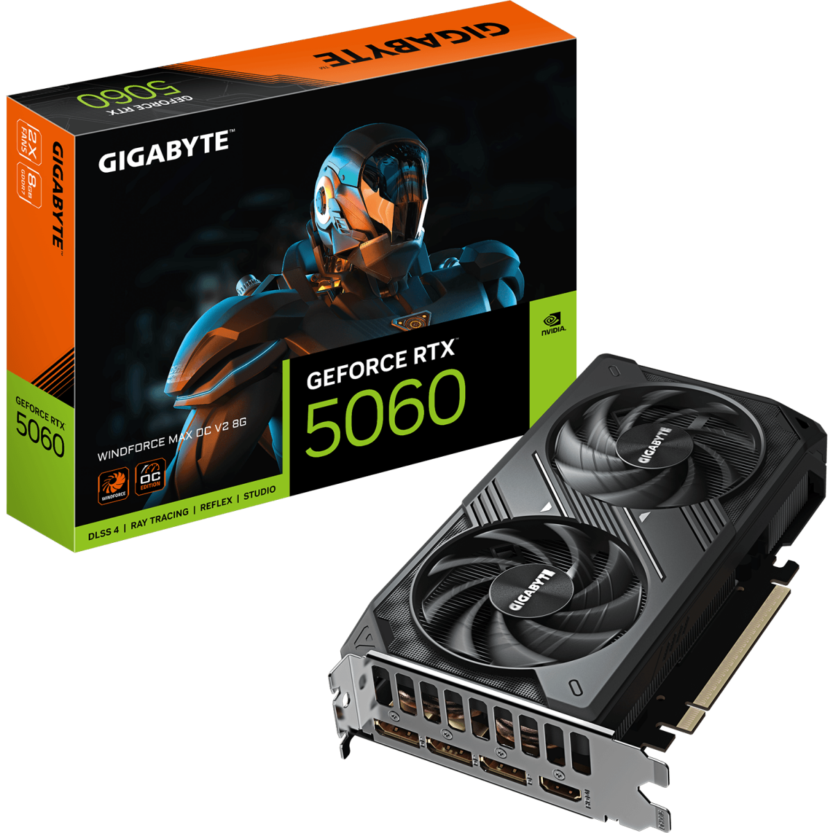 Carte graphique NVIDIA GeForce RTX 5060 Gigabyte WINDFORCE MAX OC V2 8GB (GV-N5060WF2MAX OCV2-8GD) - photo 10