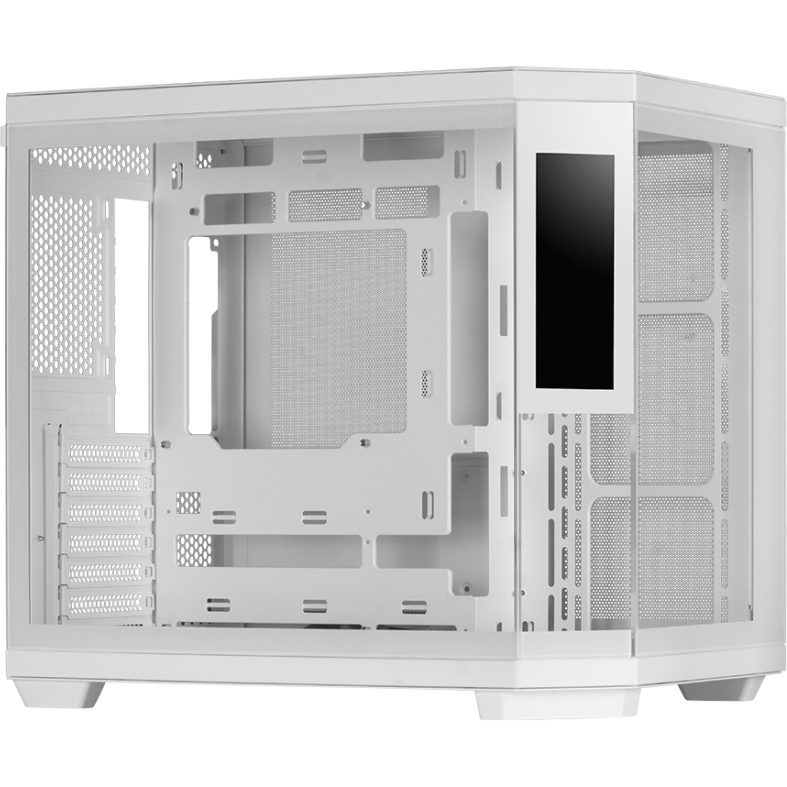 Boîtier Mars Gaming MC-3TCORELCD White - MC-3TCORELCDW