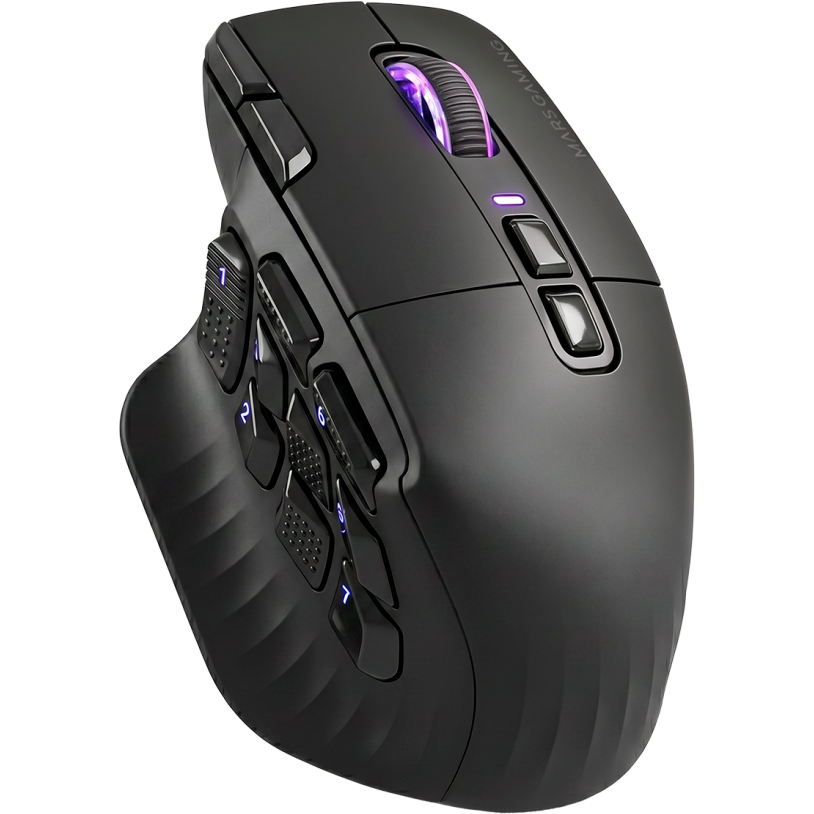 Souris Mars Gaming MMW-HEX16 Black - MMWHEX16