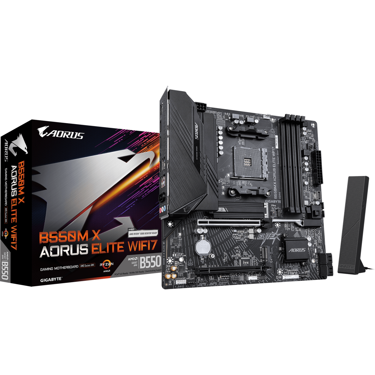 Carte mère Gigabyte B550M X AORUS ELITE WIFI7 - photo 4