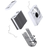 ventilateur de refroidissement Jonsbo CR-1000 V3 Pro ARGB White (CR-1000 V3 PRO ARGB)