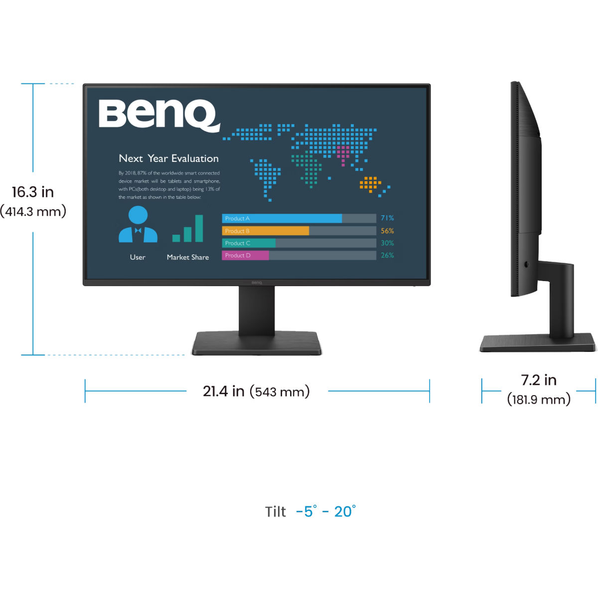 Écran BenQ 24" BL2491P - photo 6