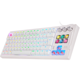 Clavier Mars Gaming MK Master White (MKMASTERWFR)