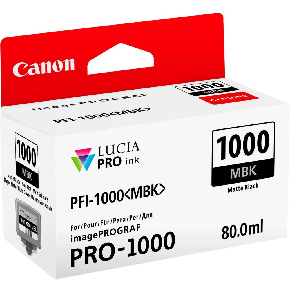 cartouche Canon PFI-1000 Matte Black - 0545C001