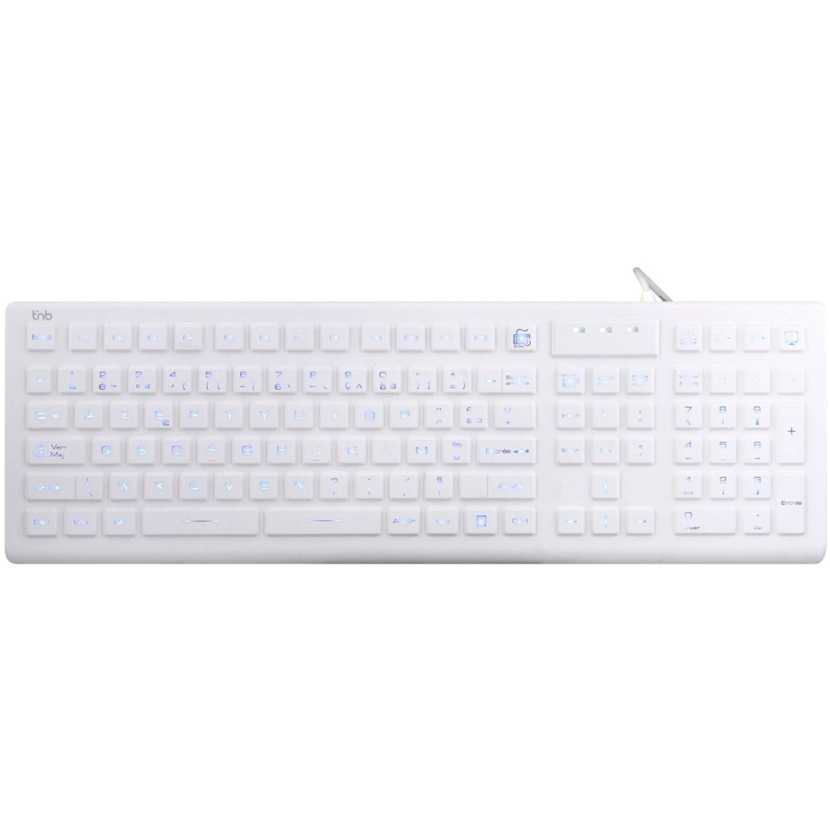 Clavier T'nB Medic White - KBMEDIC