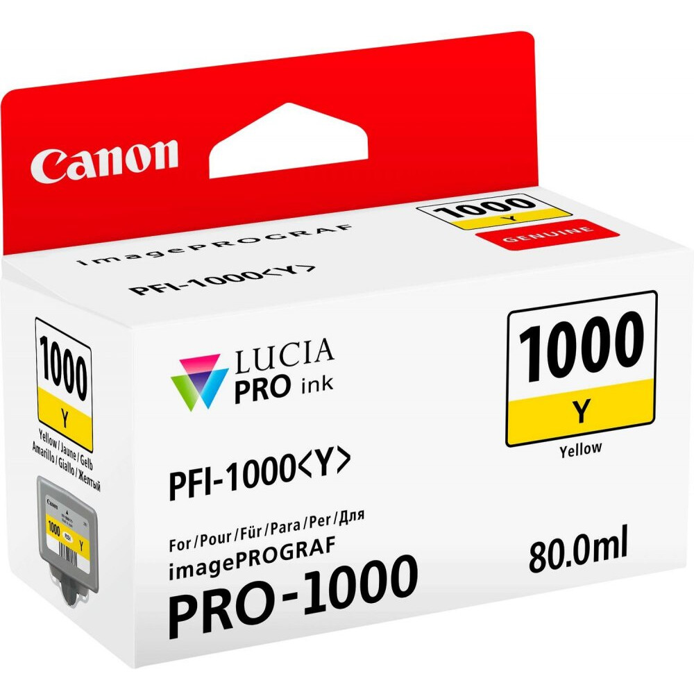 cartouche Canon PFI-1000 Yellow - 0549C001
