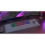 Clavier + souris + tapis de souris Mars Gaming MCPX RGB White (MCPXWFR)