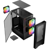 Boîtier Logic Concept Arya ARGB Midi Black (AT-ARYA-10-000000-0002)