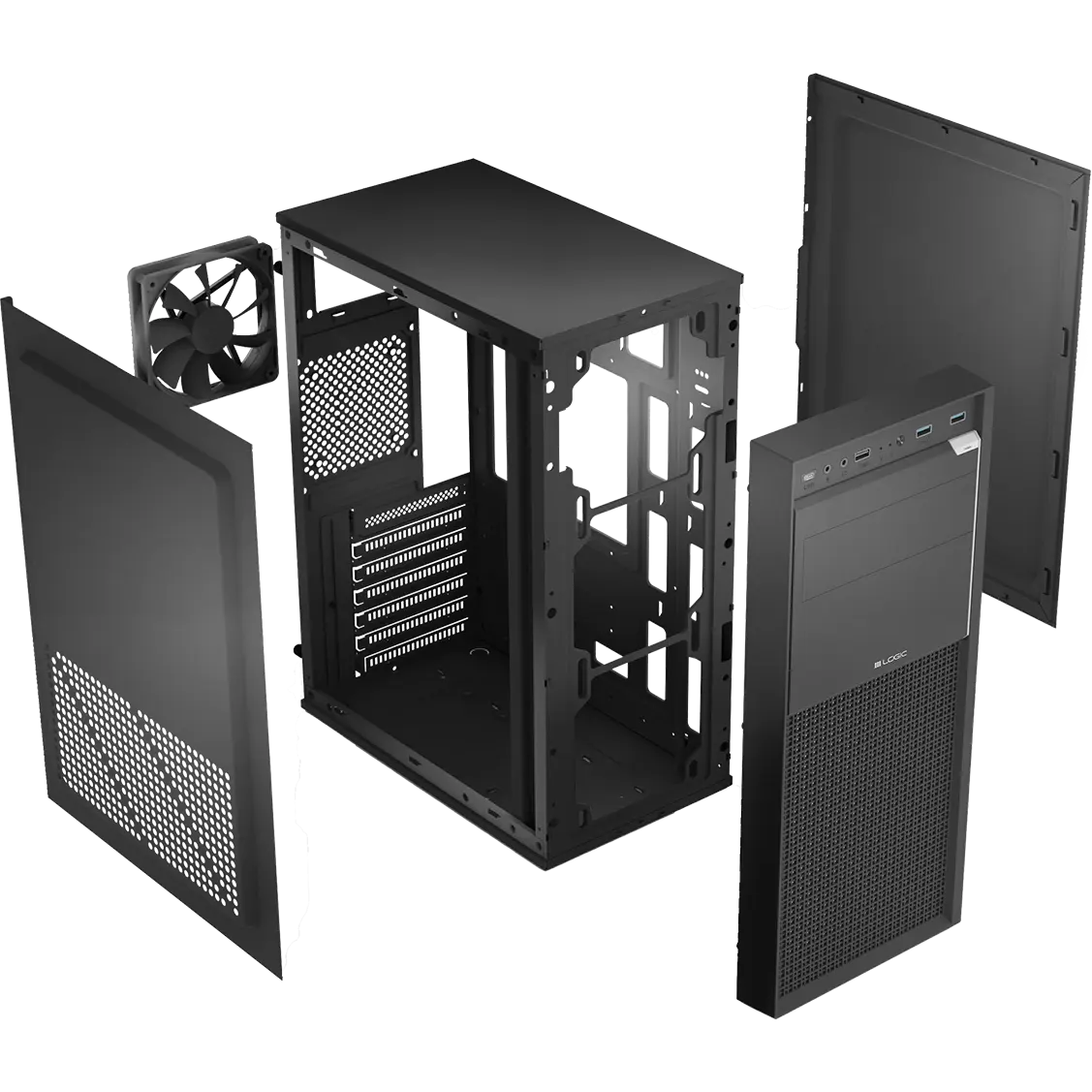 Boîtier Logic Concept J23 PRO Black - LC-A-J23PR-1F-B - photo 8