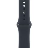 Montres connectées Apple Watch Series 12 42mm Space Gray Aluminium Case with Navy Blue Sport Band S/M (MJE74ZR/A)