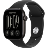 Montres connectées Apple Watch Series 12 42mm 5G Black Aluminium Case with Black Sport Band S/M (MJG04ZR/A)