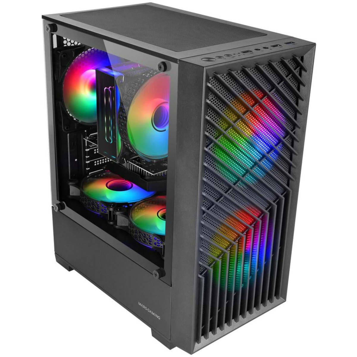 Boîtier Mars Gaming MC-VORTEX Black - MCVORTEX - photo 6