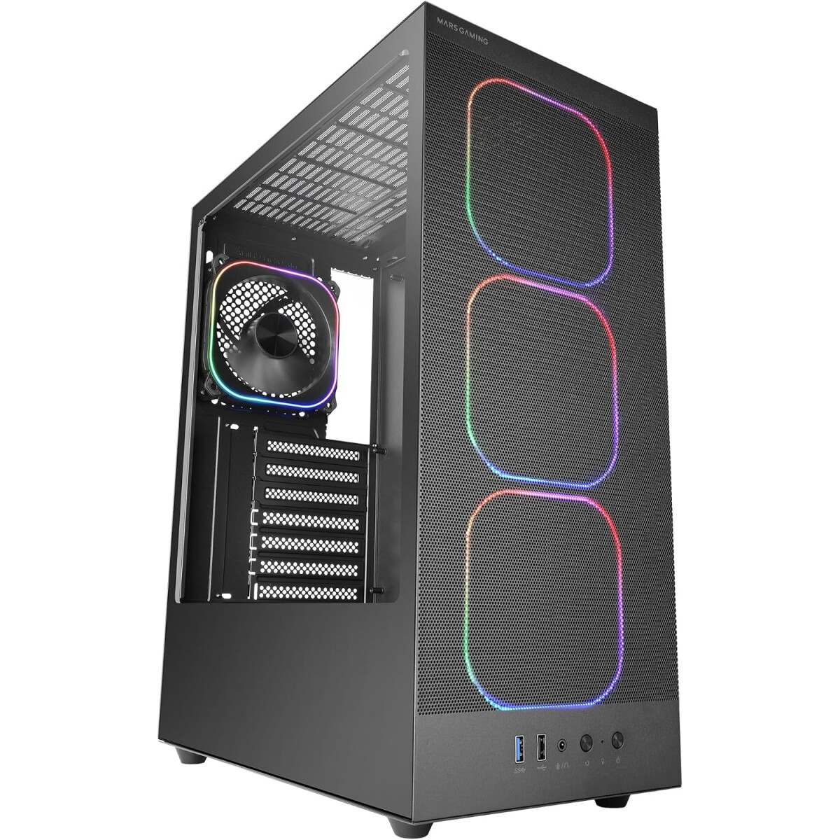 Boîtier Mars Gaming MC-NEBULA Black - MCNEBULA