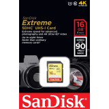 Atmiņas kartes 16Gb SD SanDisk Extreme (SDSDXNE-016G-GNCIN)