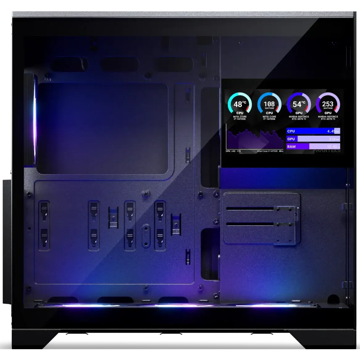 Boîtier Phanteks XT V5-LCD Black - PH-XT525VL_DBK01 - photo 3