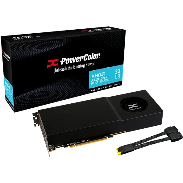 Carte graphique AMD Radeon AI PRO R9700 PowerColor 32GB (AI PRO R9700 32G-B) - photo 7