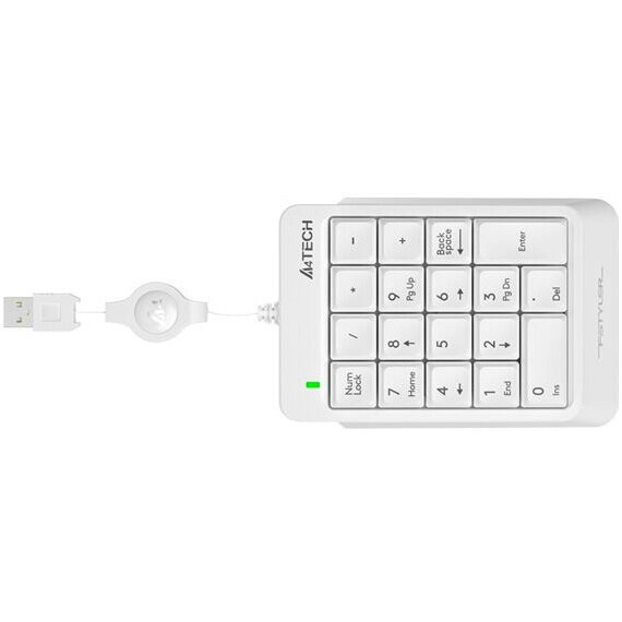 Ciparu bloks A4Tech Fstyler FK13 White - foto 3