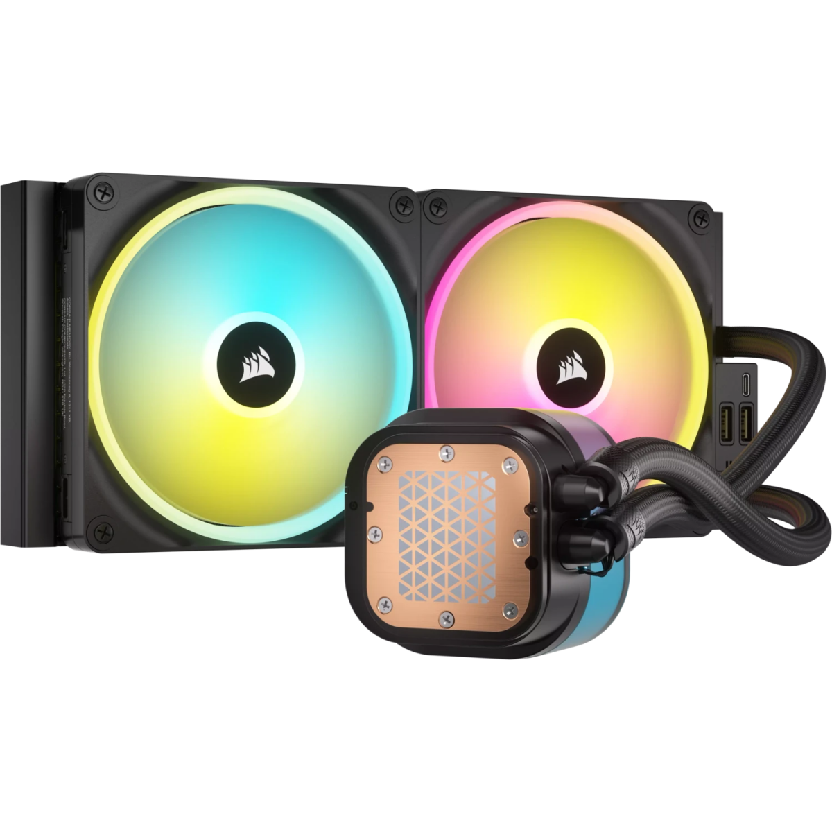 Système de refroidissement par liquide Corsair iCUE LINK H115i RGB Black (CW-9061002-WW) - photo 2