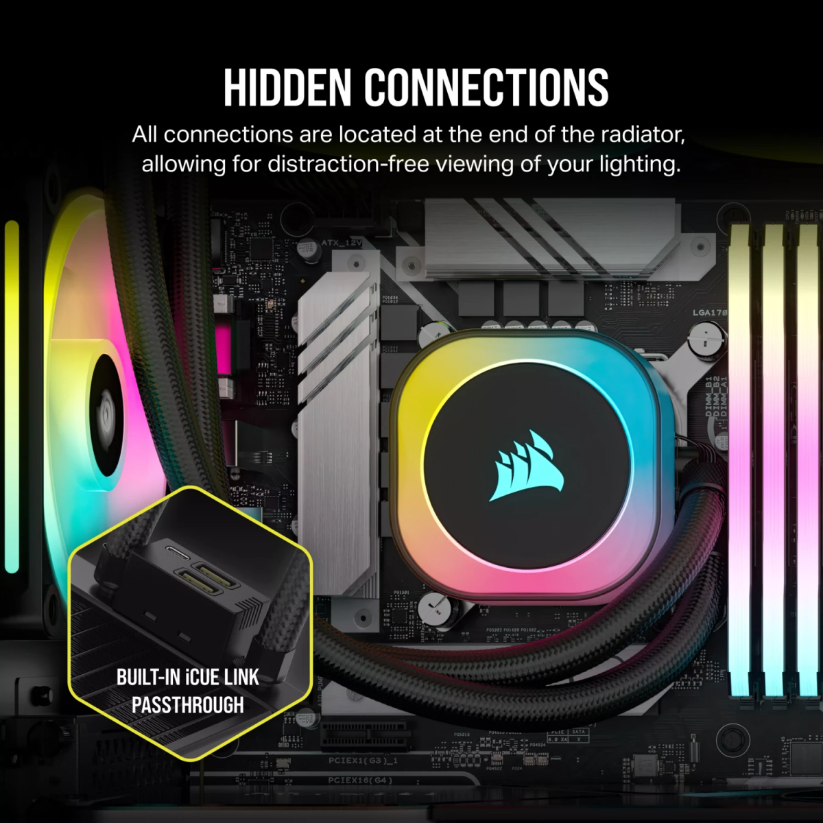 Système de refroidissement par liquide Corsair iCUE LINK H115i RGB Black (CW-9061002-WW) - photo 16