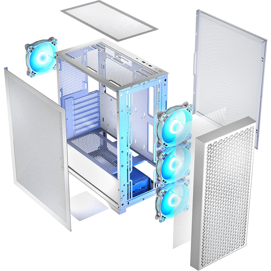 Boîtier Logic Concept Dart Pro ARGB Midi White - AT-DART-PRO-ARGB-20 - photo 5