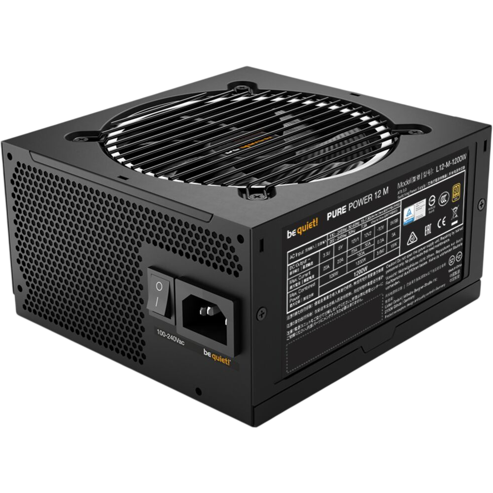 Alimentation électrique 1200W Be Quiet Pure Power 12 M - BN346 - photo 2