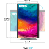 Écran BenQ 27" PD2770U Creative Pro
