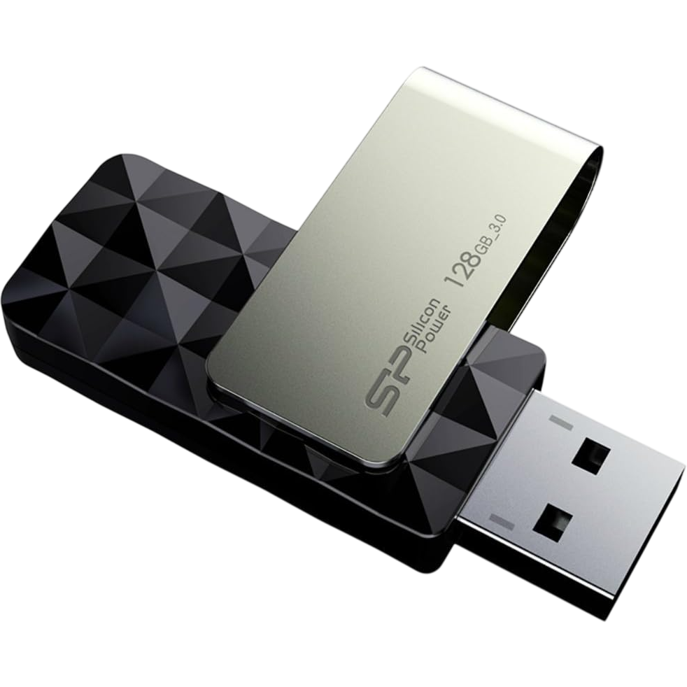 Clé USB 128GB Silicon Power Blaze B30 Black (SP128GBUF3B30V1K) - photo 2