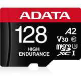 Carte mémoire 128GB MicroSD ADATA High Endurance + SD adapter (AUSDX128GUI3V30SHA2-RA1)