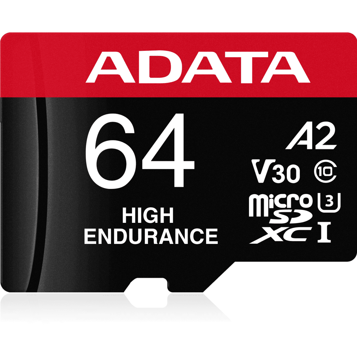 Carte mémoire 64GB MicroSD ADATA High Endurance + SD adapter (AUSDX64GUI3V30SHA2-RA1) - photo 3