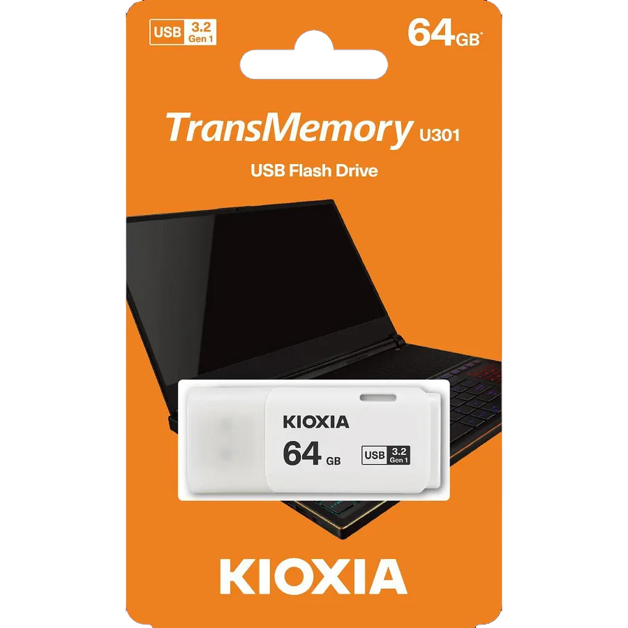 clé USB flash 64GB Kioxia TransMemory U301 (LU301W064GG4) - photo 3