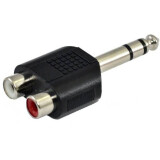 Adaptateur 6.3 Jack (M) - 2x RCA (F), SSQ HA7 (SS-1847)