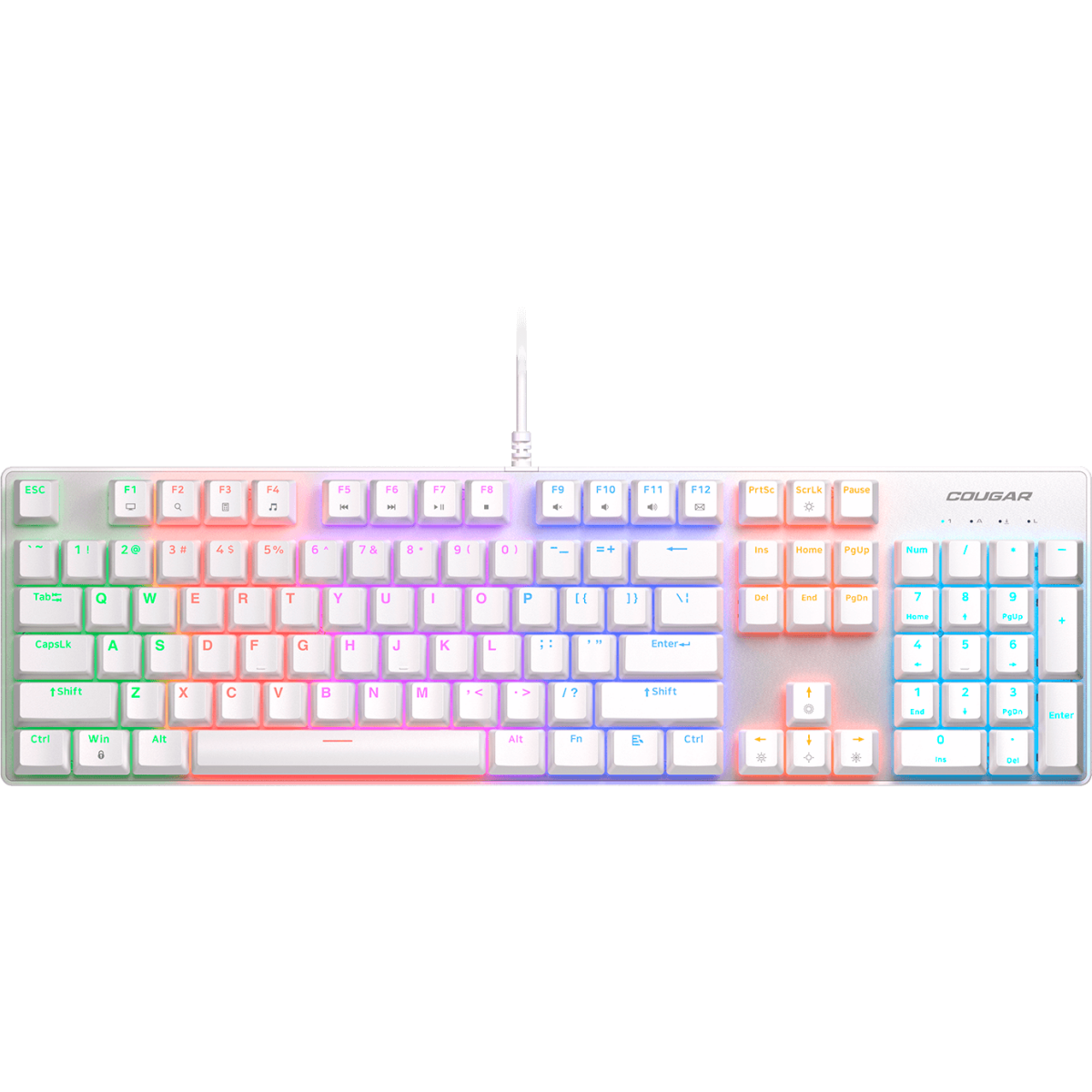 Clavier Cougar Ultimus Ex RGB White - CGR-WM1MW-ULE