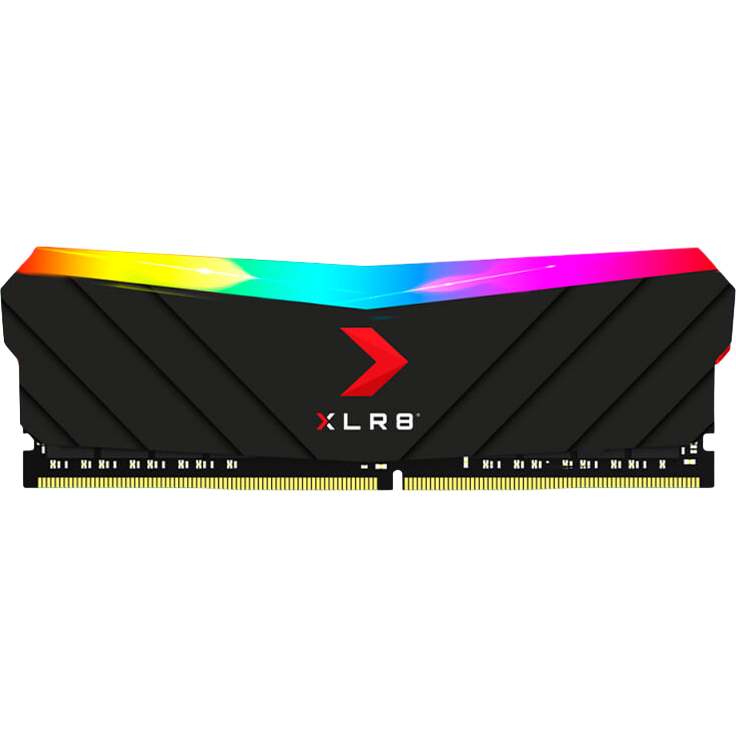 Mémoire vive 16GB DDR4 3200MHz PNY XLR8 Gaming EPIC-X RGB (MD16GD4320016XRGB-SB)