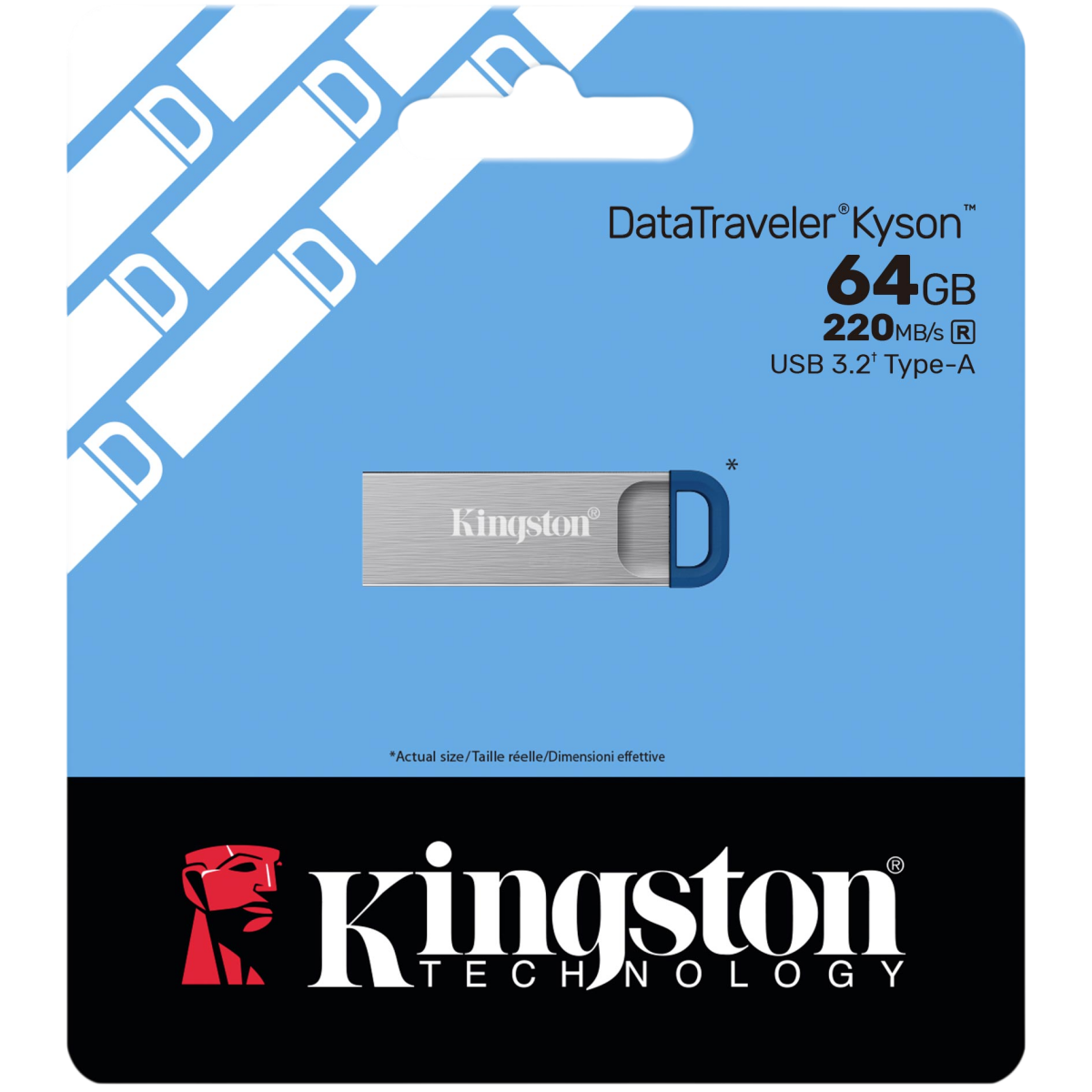 clé USB flash 64GB Kingston DataTraveler Kyson (DTKNG2/64GB) - photo 3