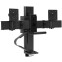 Support mural Ergotron TRACE Dual Monitor Mount Matte Black - 45-658-224