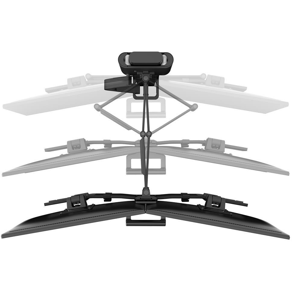 Support mural Ergotron TRACE Dual Monitor Mount Matte Black - 45-658-224 - photo 5