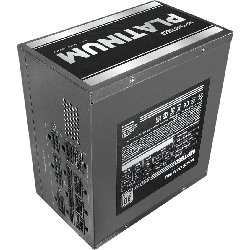 Alimentation électrique 850W Mars Gaming MPT850 - photo 4