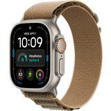Montres connectées Apple Watch Ultra 4 49mm 5G Natural Titanium Case with Desert Alpine Loop M (MJAF4QF/A) (MJAG4QF/A)