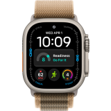 Montres connectées Apple Watch Ultra 4 49mm 5G Natural Titanium Case with Desert Alpine Loop M (MJAF4QF/A) (MJAG4QF/A)