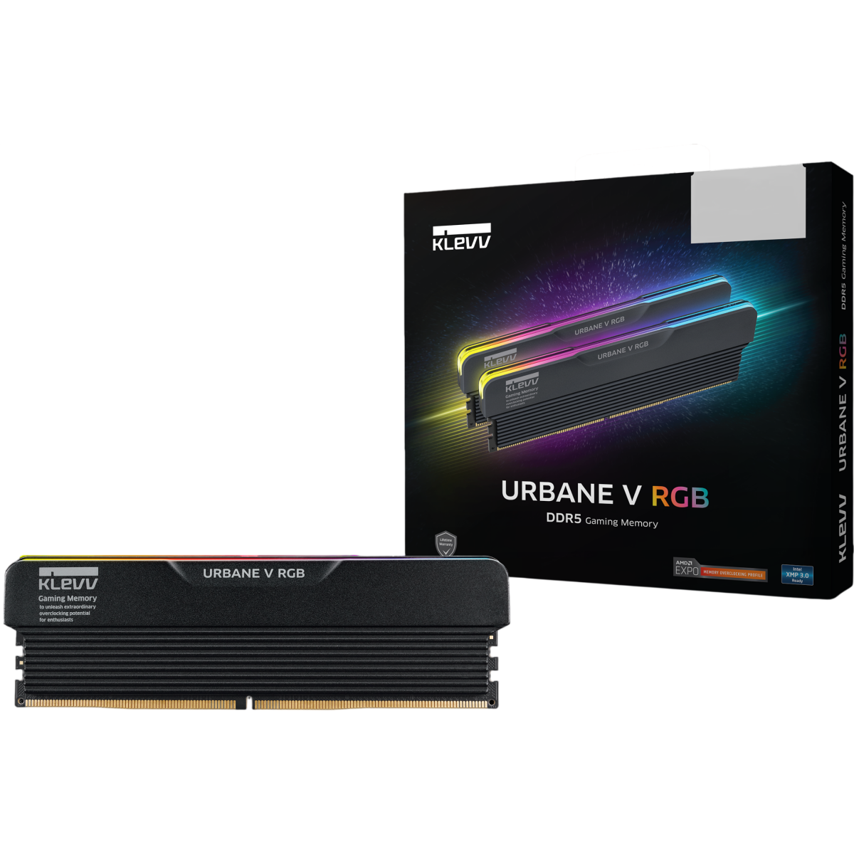 Mémoire vive 32GB DDR5 6000MHz KLEVV URBANE V RGB (KD5AGUA80-60A300V) (2x16GB KIT) - photo 7