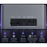 Station d'accueil pour SSD/HDD Qoltec 52631