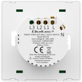 Interrupteur intelligent Qoltec Smart 1-Gang Light Switch White (52719)