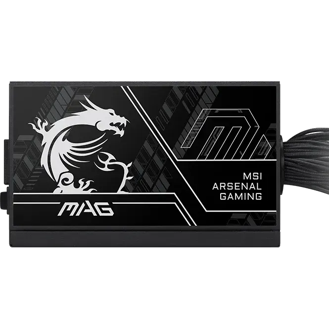Alimentation électrique 650W MSI MAG A650BN PCIE5 III - 306-7ZPTY11-HD8 - photo 4