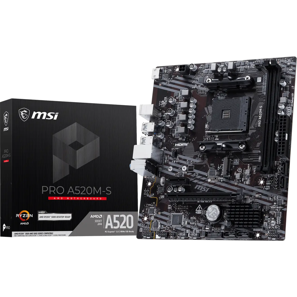 Carte mère MSI PRO A520M-S - photo 5