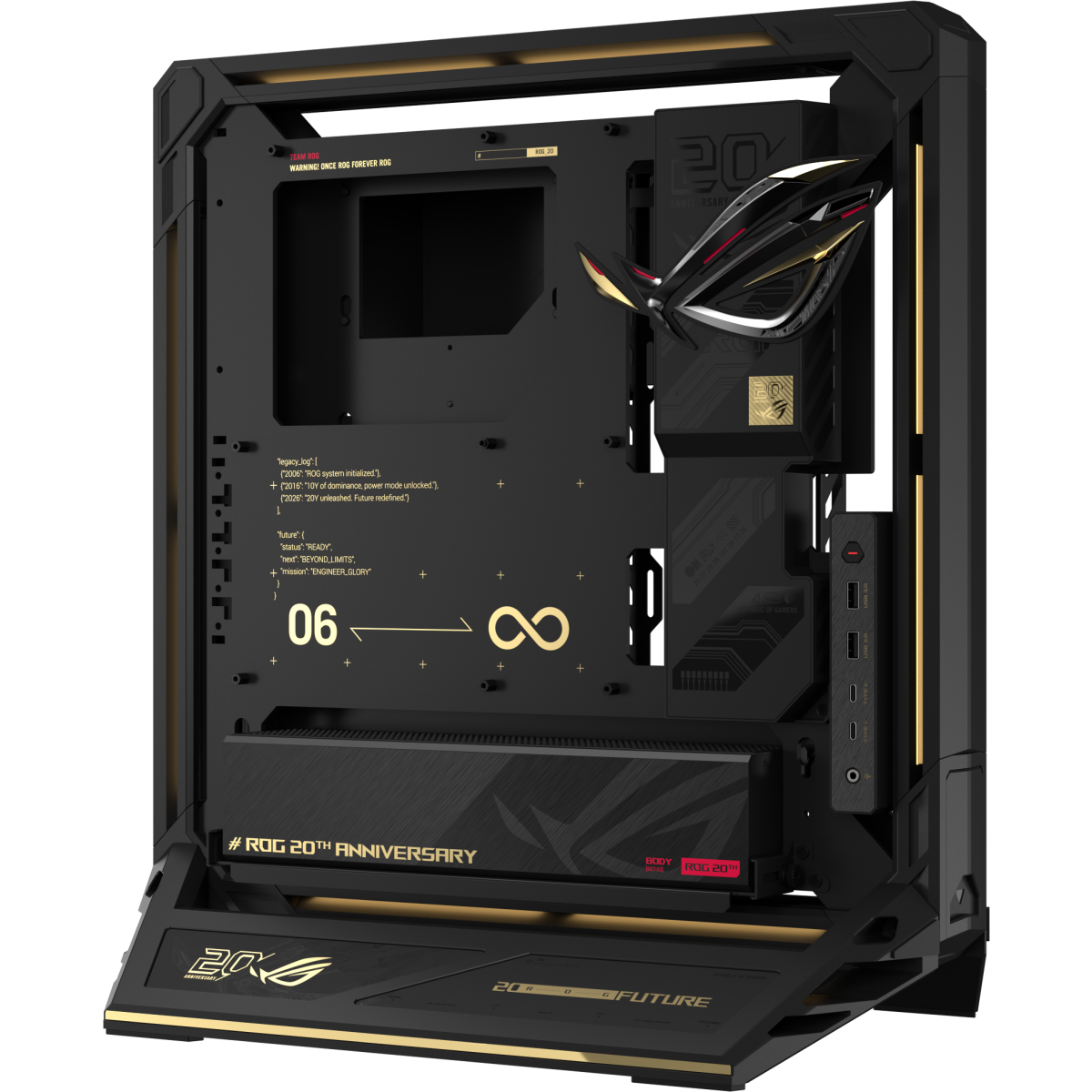 Boîtier ASUS GR20 Edition 20 Black - 90DC0100-B09000 - photo 2