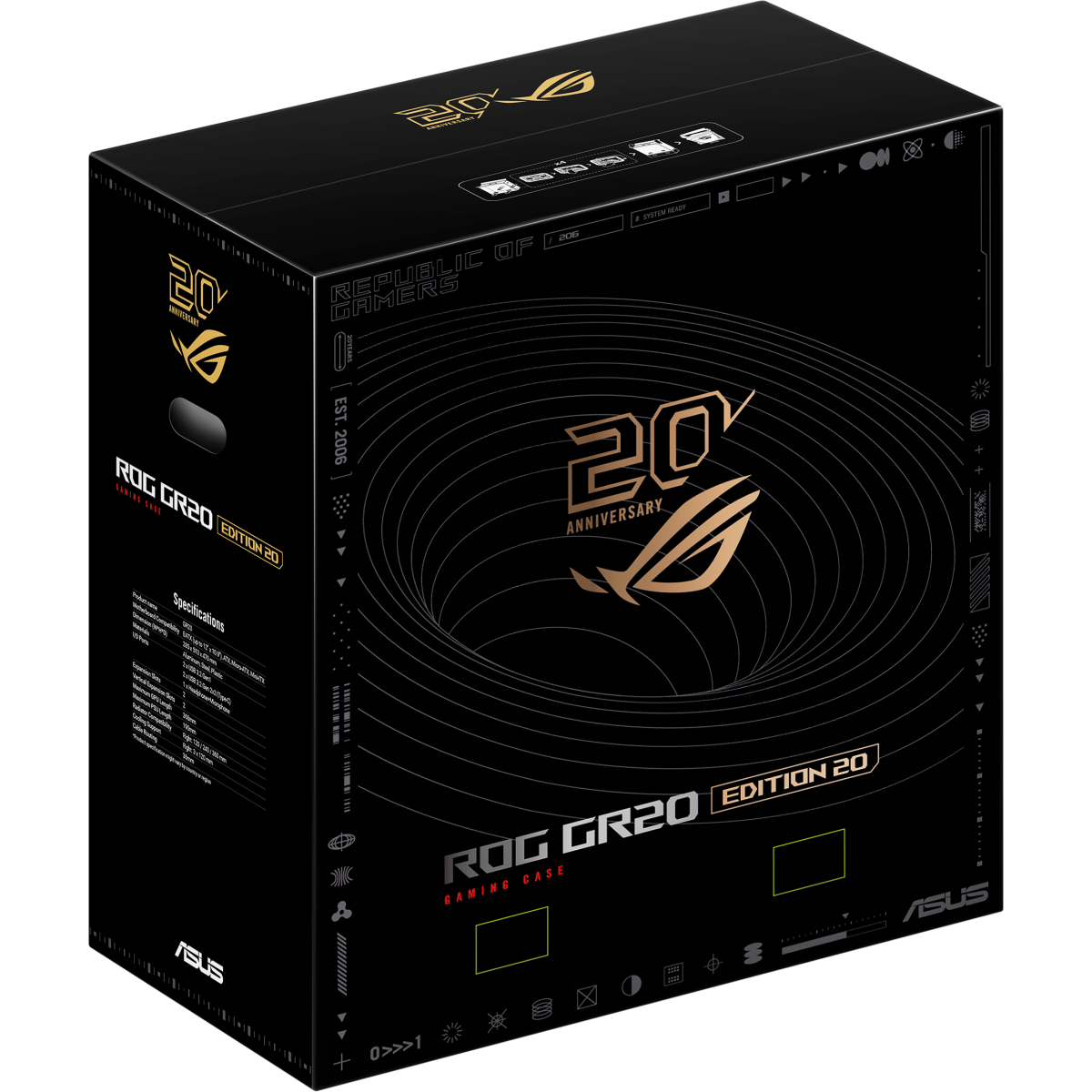 Boîtier ASUS GR20 Edition 20 Black - 90DC0100-B09000 - photo 21