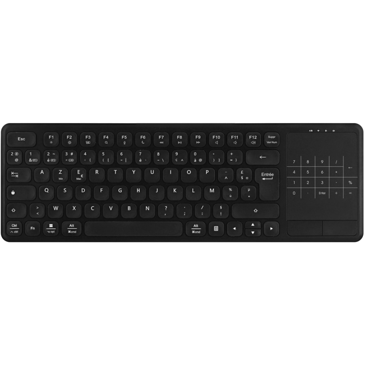Clavier T'nB Slim Touch Black - KBTOUCH