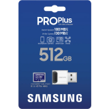 Carte mémoire 512GB MicroSD Samsung PRO Plus + USB adapter (MB-MD512SB)
