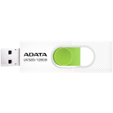 clé USB flash 128GB ADATA UV320 White/Green (AUV320-128G-RWHGN)